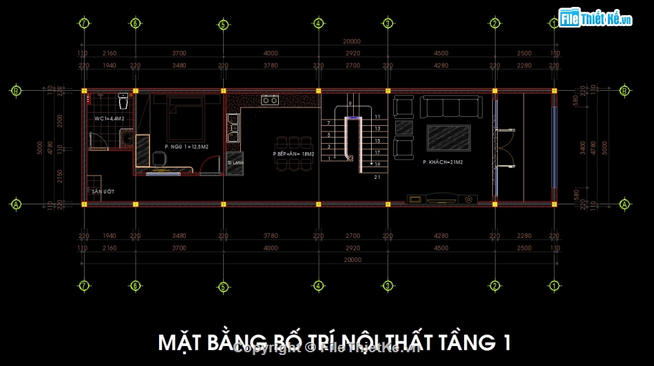 Nhà phố 5x20m,nhà phố 2 tầng,kiến trúc nhà phố 2 tầng,bản vẽ nhà phố đẹp